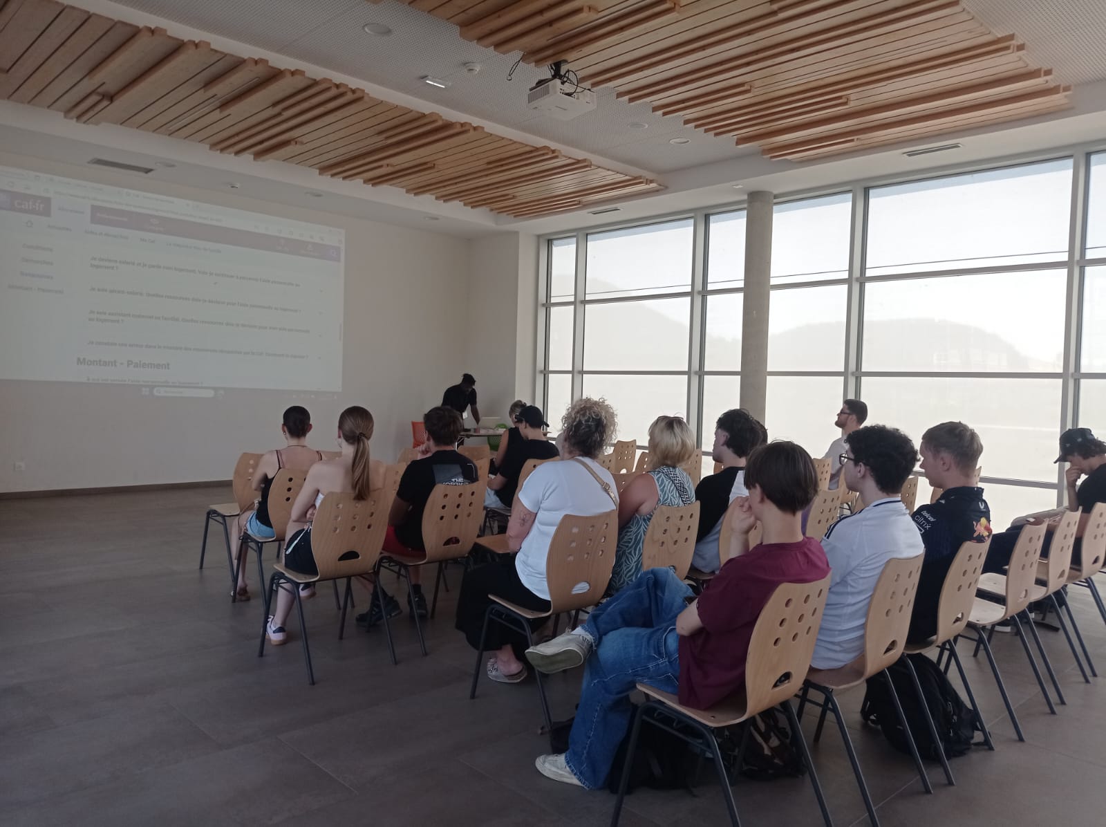 Intervention de la CAF