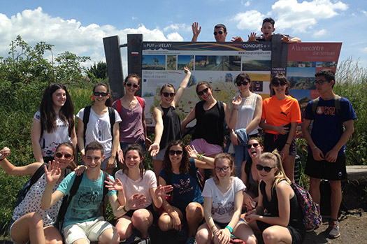 Les élèves de la SECTION EURO ESPAGNOL de la Chartreuse sur le Chemin de St Jacques de Compostelle