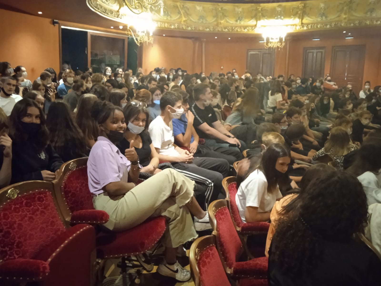 Les lycéens de La Chartreuse au théâtre