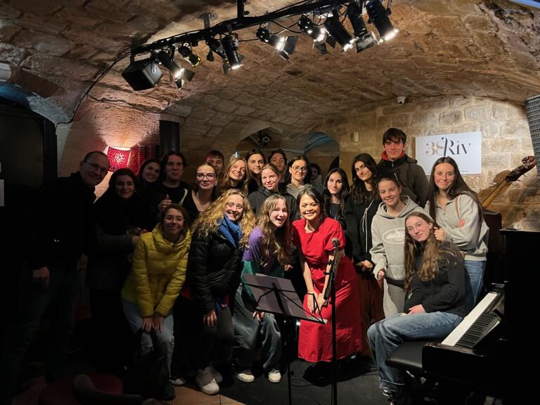 Les élèves de l'option HLP à la capitale !